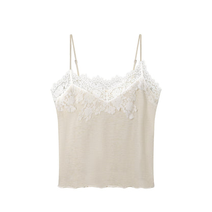 itsdinn_Lace_Paneled_V-neck_Slim_Fit_Knit_Women&