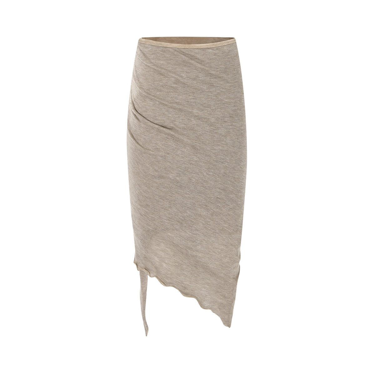 itsdinn_Layered_Irregular_Mermaid_Hem_Fleece_Lined_Silk_Wool_Women&