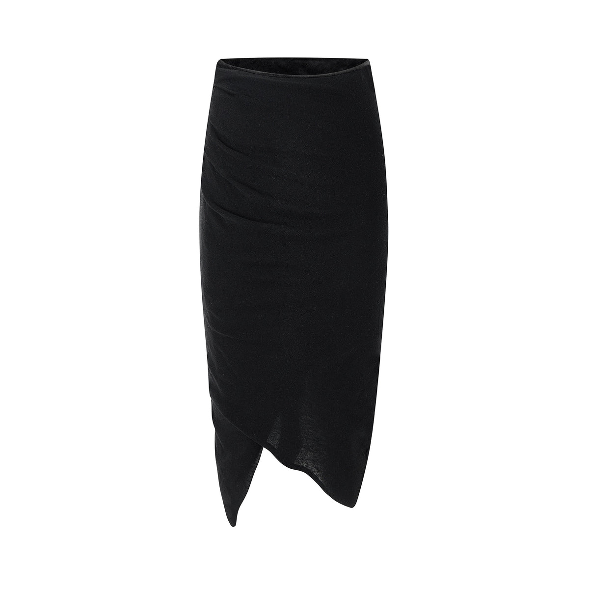 itsdinn_Layered_Irregular_Mermaid_Hem_Fleece_Lined_Silk_Wool_Women&