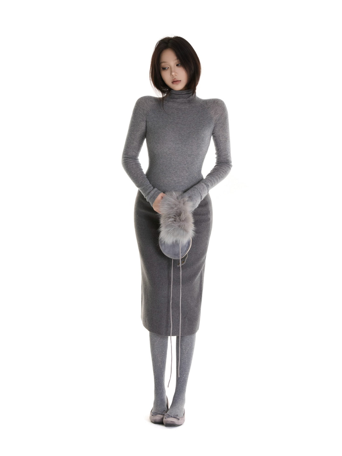 itsdinn Minimal Sculptural Straight Low Waist Women&