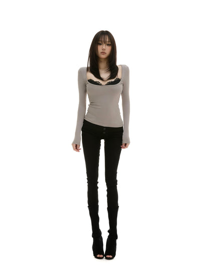 itsdinn Peep Toe Knit Platform Stiletto Heel Women&