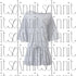 itsdinn_Puff_Sleeve_Tie_Low_Waist_Balloon_Hem_Women&