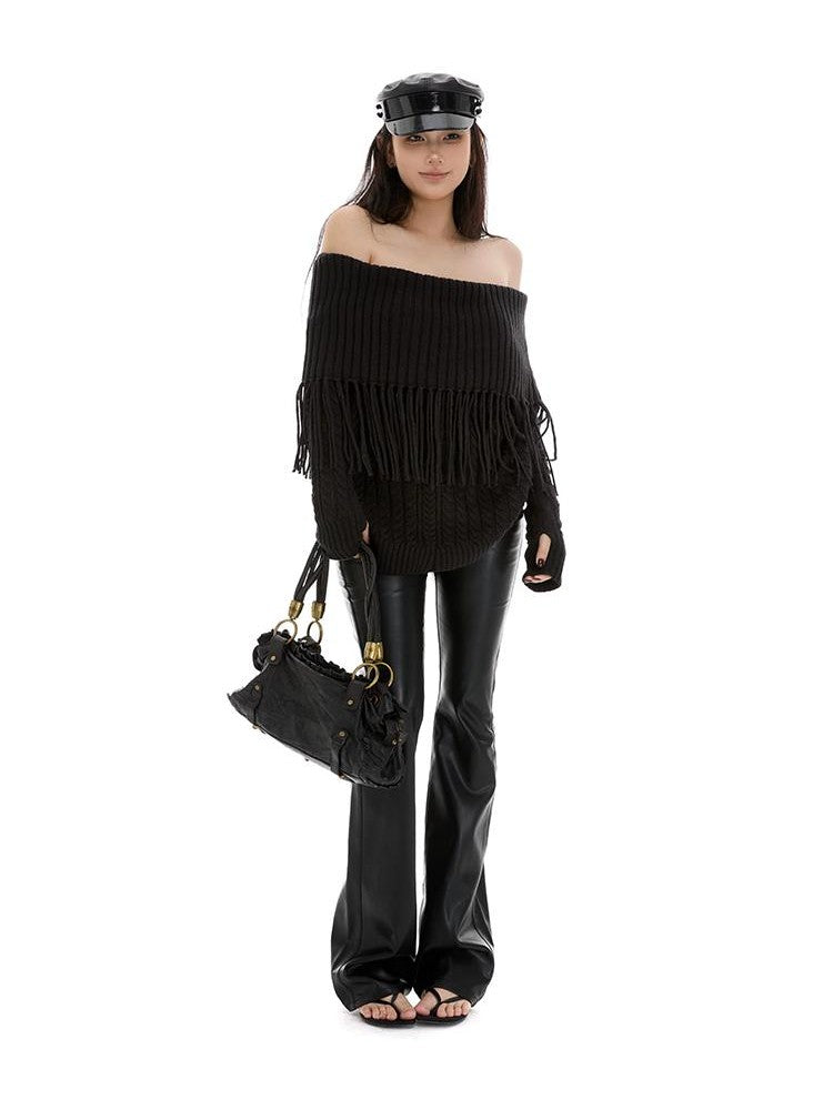 itsdinn Retro Minimalist Low Rise Slim Flare Hip Hugging Zip Fly Women&