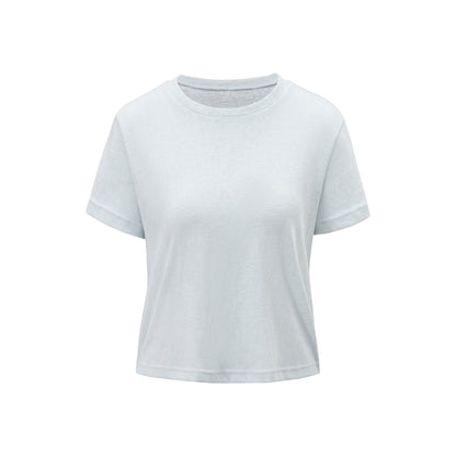 itsdinn_Snowflake_Semi_Sheer_Short_Sleeve_Round_Neck_Women&