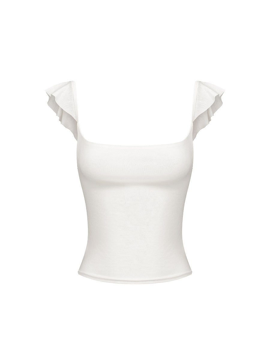 itsdinn_Solid_Double_Layer_Flutter_Wing_Sleeve_Women&