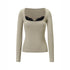 itsdinn_Square_Neck_Lace_Layered_Look_Slim_Fit_Cotton_Women&