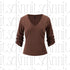 itsdinn_Three_Color_Hand_Rolled_V-neck_Three_Quarter_Women&