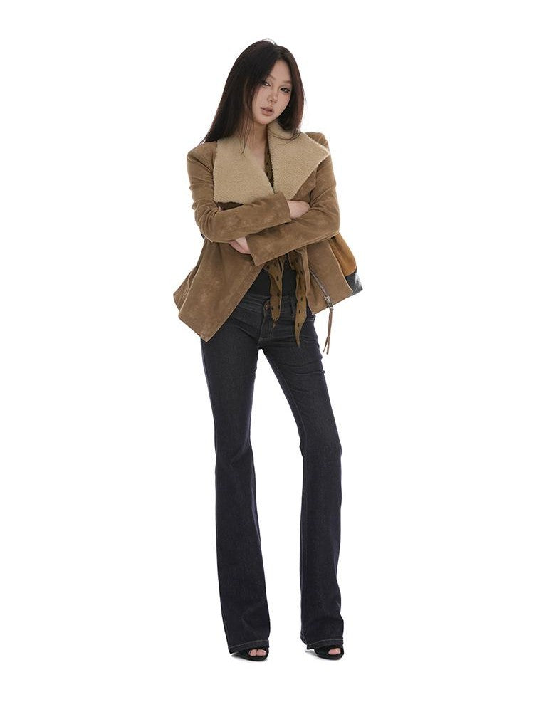 itsdinn Vintage Distressed Low Rise Slim Medium Stretch Women&