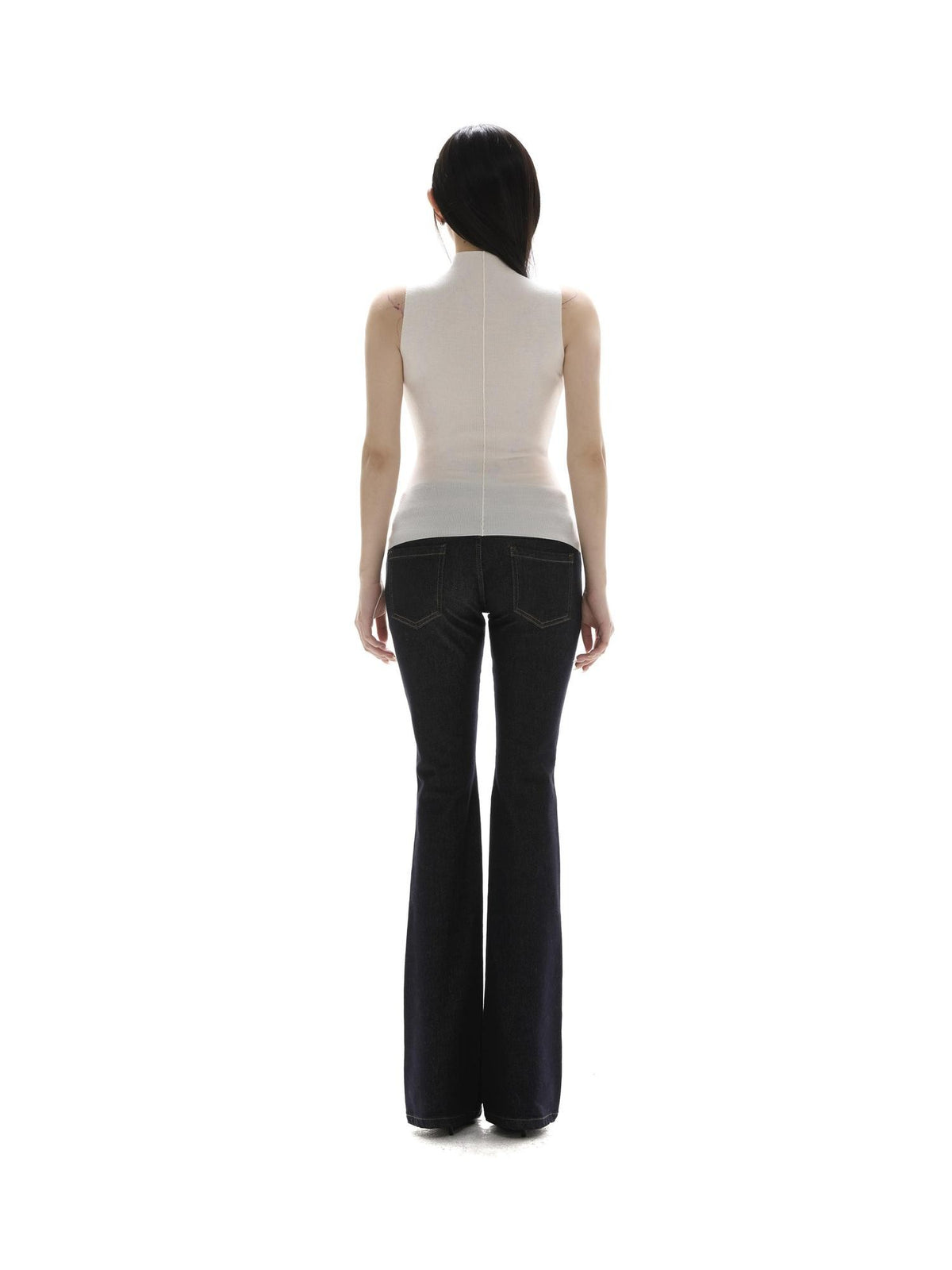 itsdinn Vintage Distressed Low Rise Slim Medium Stretch Women&