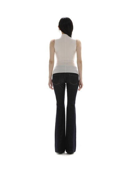 itsdinn Vintage Distressed Low Rise Slim Medium Stretch Women&