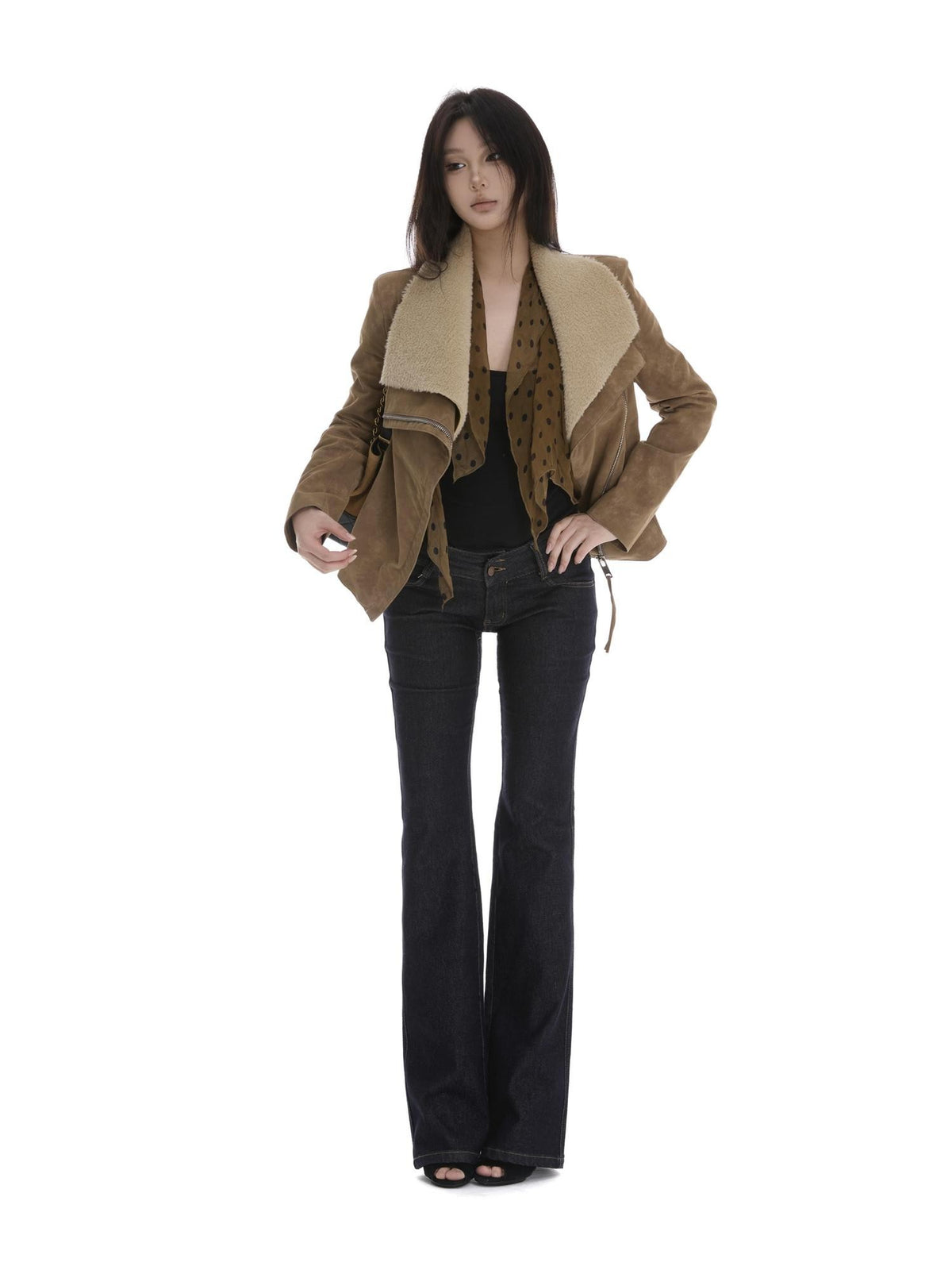 itsdinn Vintage Distressed Low Rise Slim Medium Stretch Women&