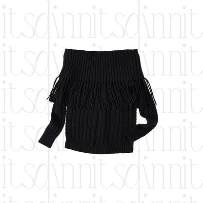 itsdinn_Vintage_Tassel_Patchwork_Cable_Knit_Women&
