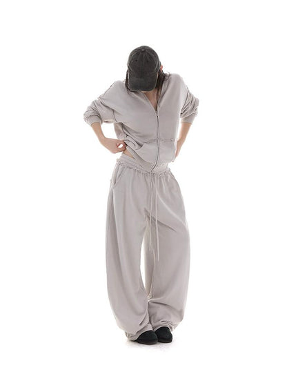 itsdinn Vintage Wash Distressed Relaxed Fit Cotton Women&