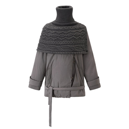 itsdinn_Wood_Tone_High_Collar_Two_Piece_Women&