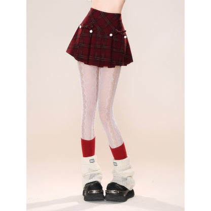 kelly_kitty_American_Plaid_Tartan_A_Line_Slimming_Pleated_Women&