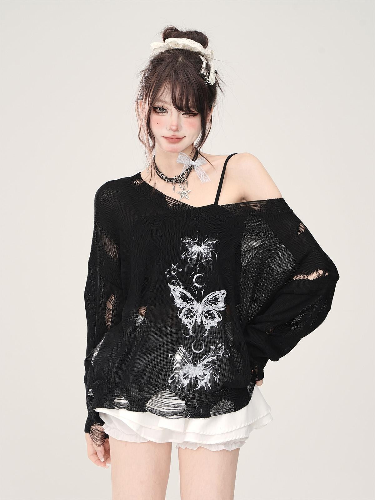 kelly kitty Animal Print Long Sleeve Women&