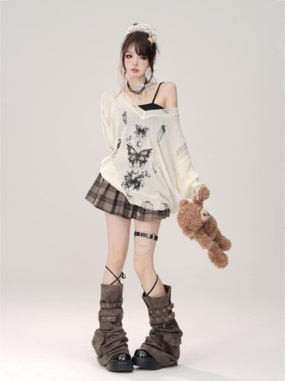 kelly kitty Animal Print Long Sleeve Women&