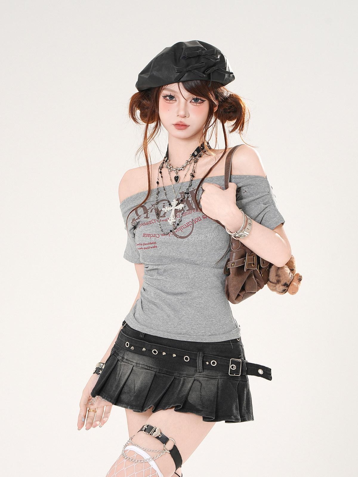 kelly kitty Arcade Gamer Print American Chic Cinched Waist Women&
