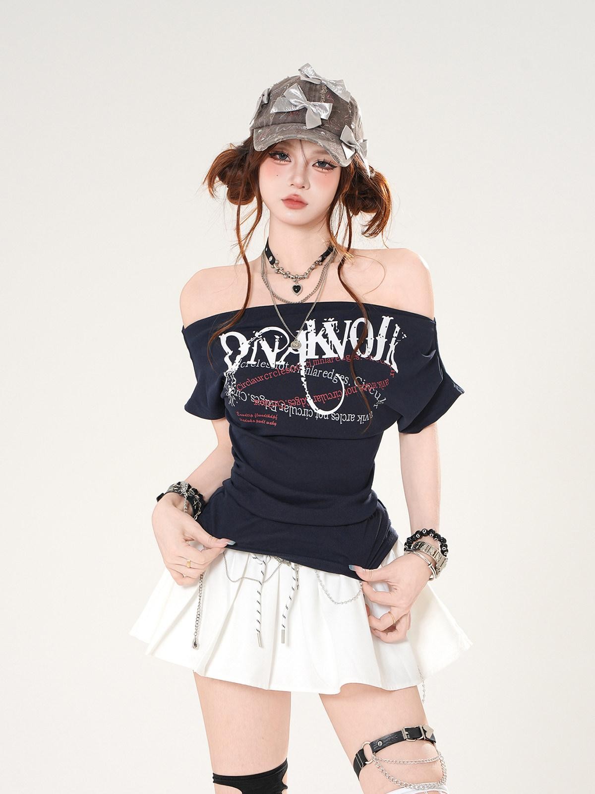 kelly kitty Arcade Gamer Print American Chic Cinched Waist Women&