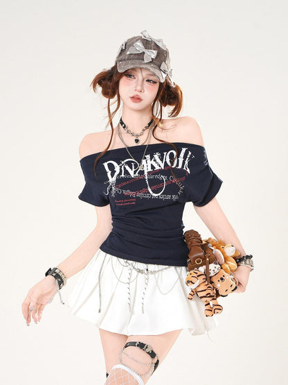 kelly kitty Arcade Gamer Print American Chic Cinched Waist Women&