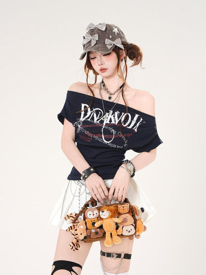 kelly kitty Arcade Gamer Print American Chic Cinched Waist Women&