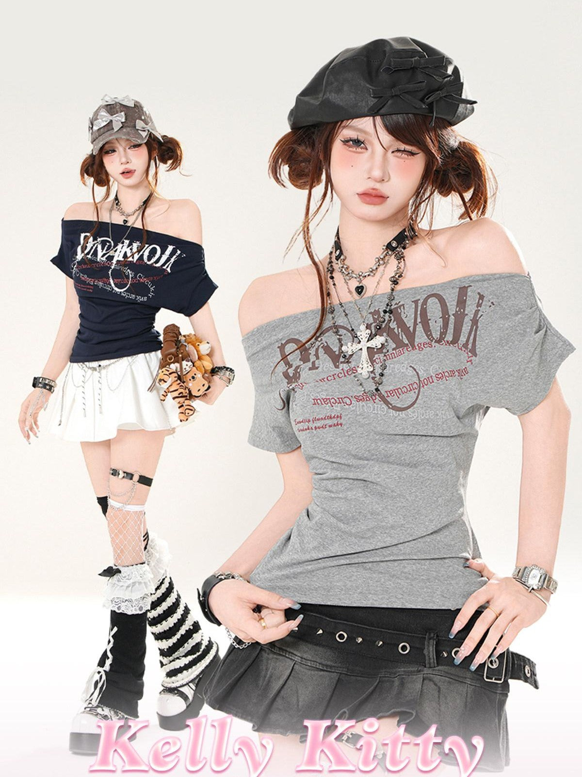 kelly kitty Arcade Gamer Print American Chic Cinched Waist Women&