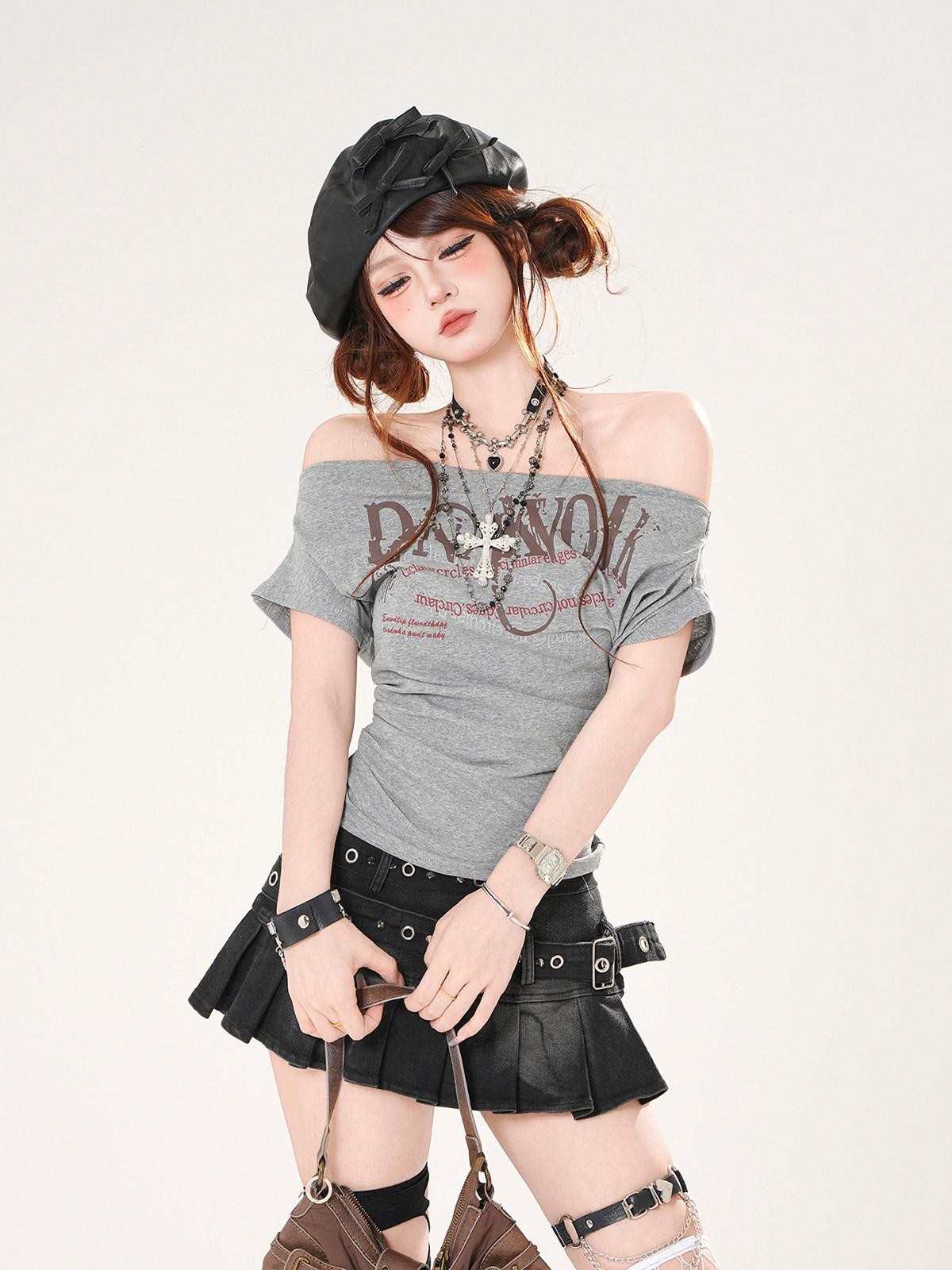 kelly kitty Arcade Gamer Print American Chic Cinched Waist Women&