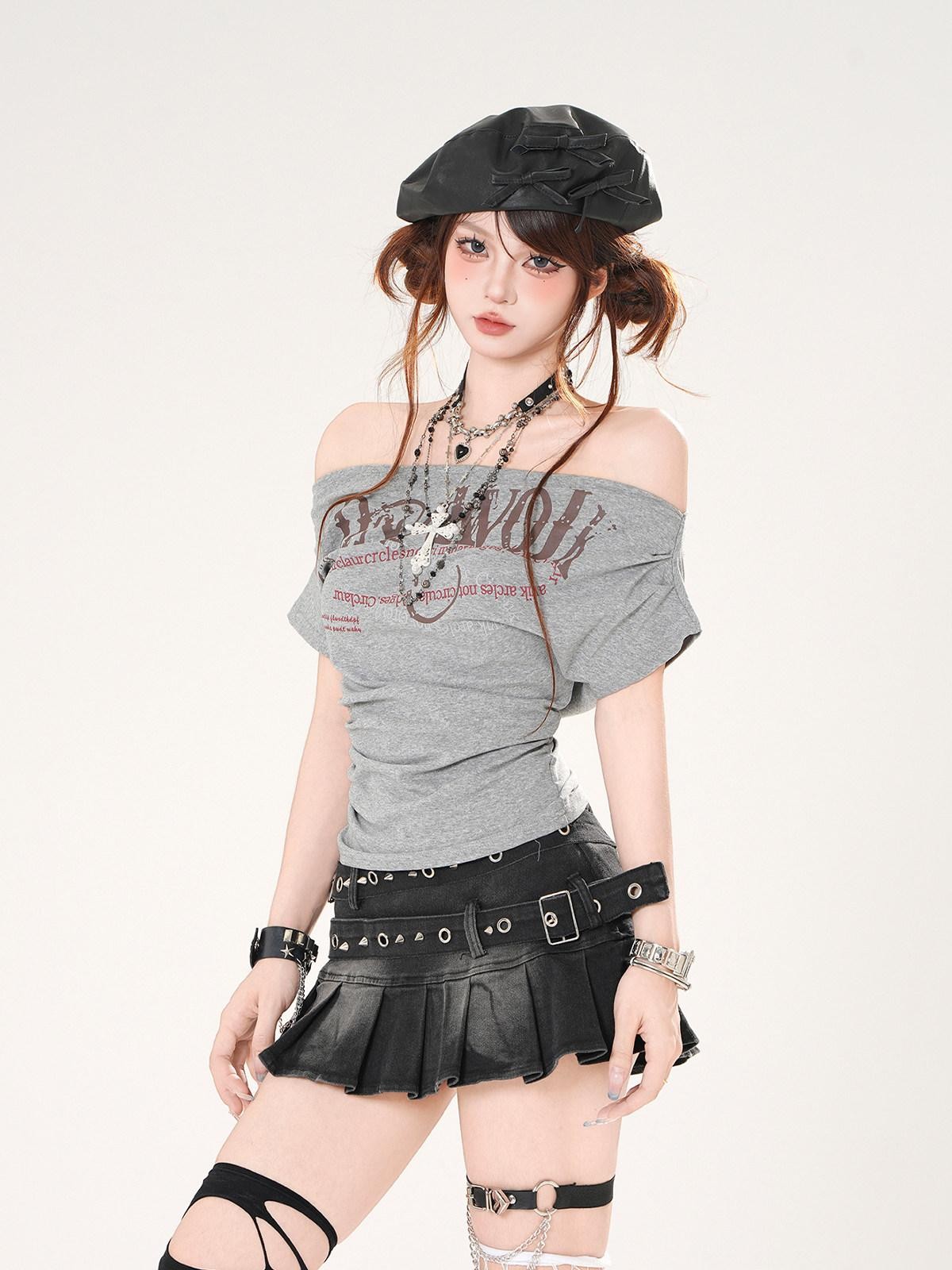 kelly kitty Arcade Gamer Print American Chic Cinched Waist Women&