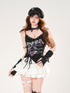 kelly_kitty_Butterfly_Print_Asymmetrical_Drawstring_Slim_Fit_Sleeveless_Women&