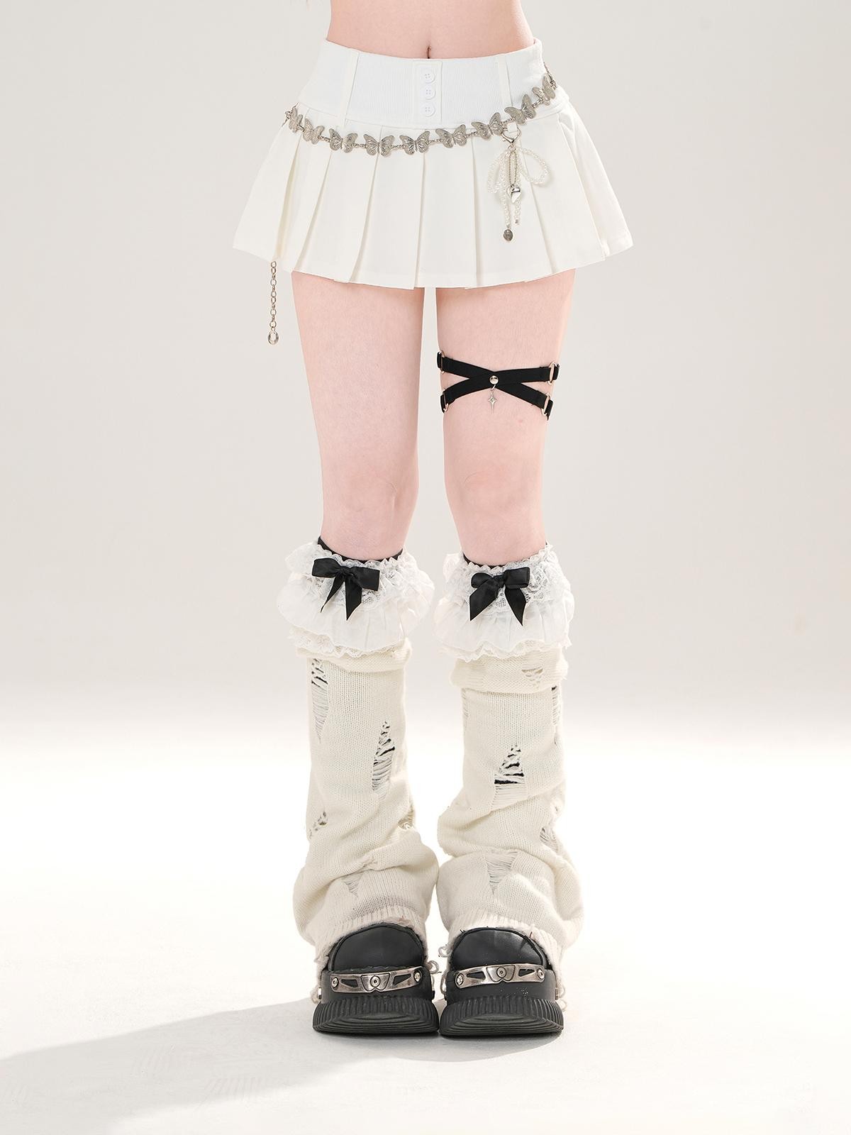kelly kitty Korean Model Proportion Pleated A Line Puff Women&