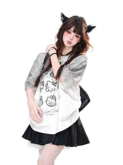 kelly kitty Korean Straight Shoulder Slimming Women&