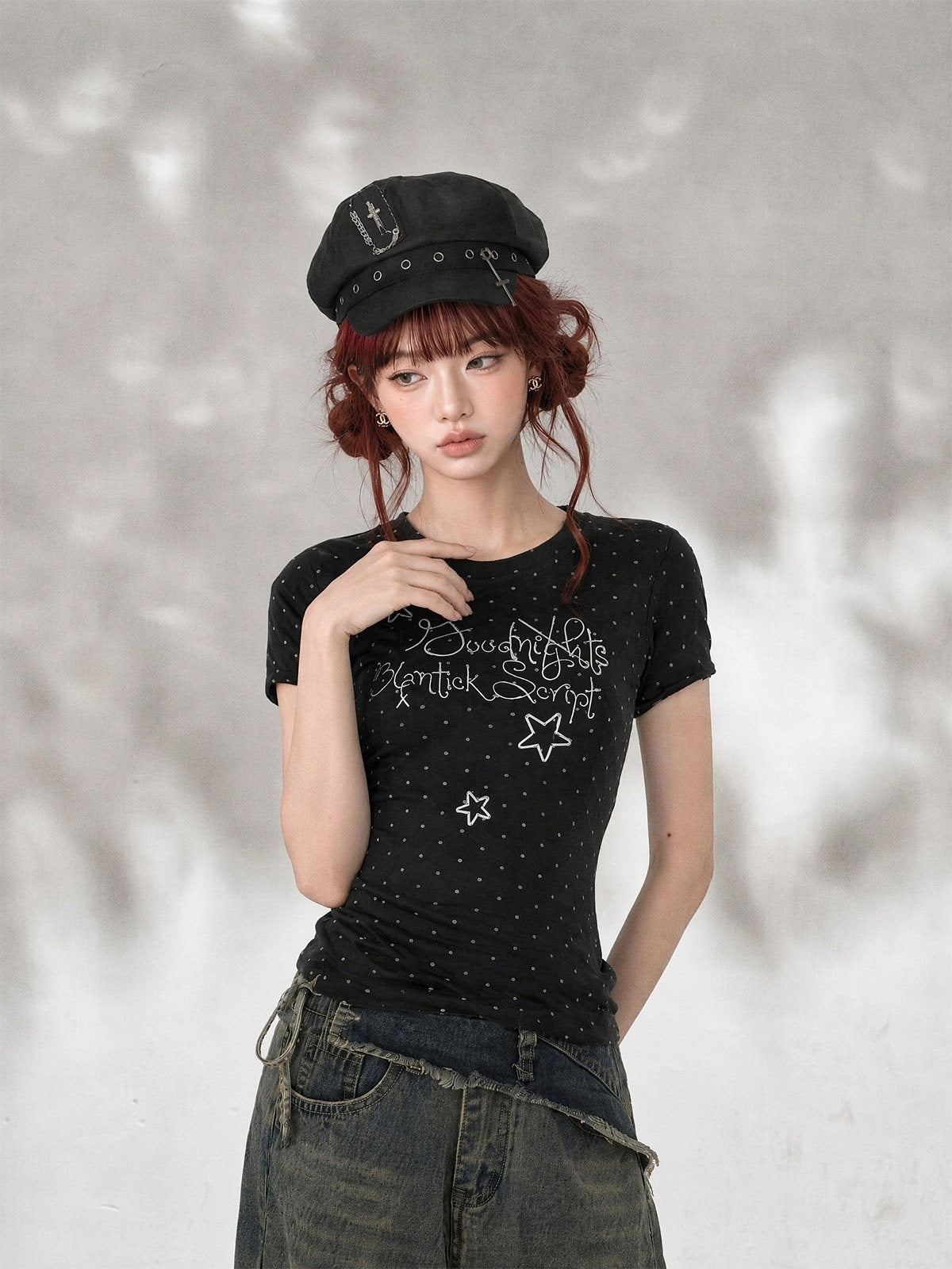 kelly_kitty_Polka_Dot_Embroidered_Korean_Women&