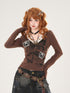 kelly_kitty_Ripped_Butterfly_Printed_Hooded_V-neck_Women&
