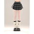 kelly_kitty_Slimming_Mini_Glen_Plaid_Lace_Trimmed_Women&