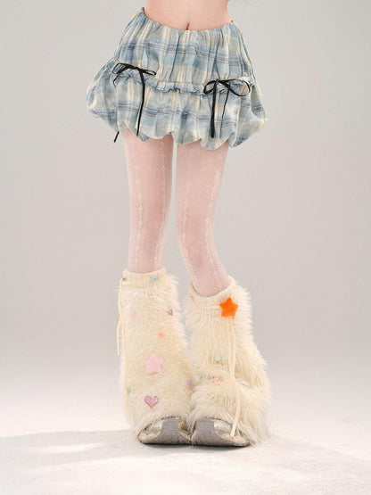 kelly kitty Soft Milk Candy Pastel Cloud Motif Print Women&
