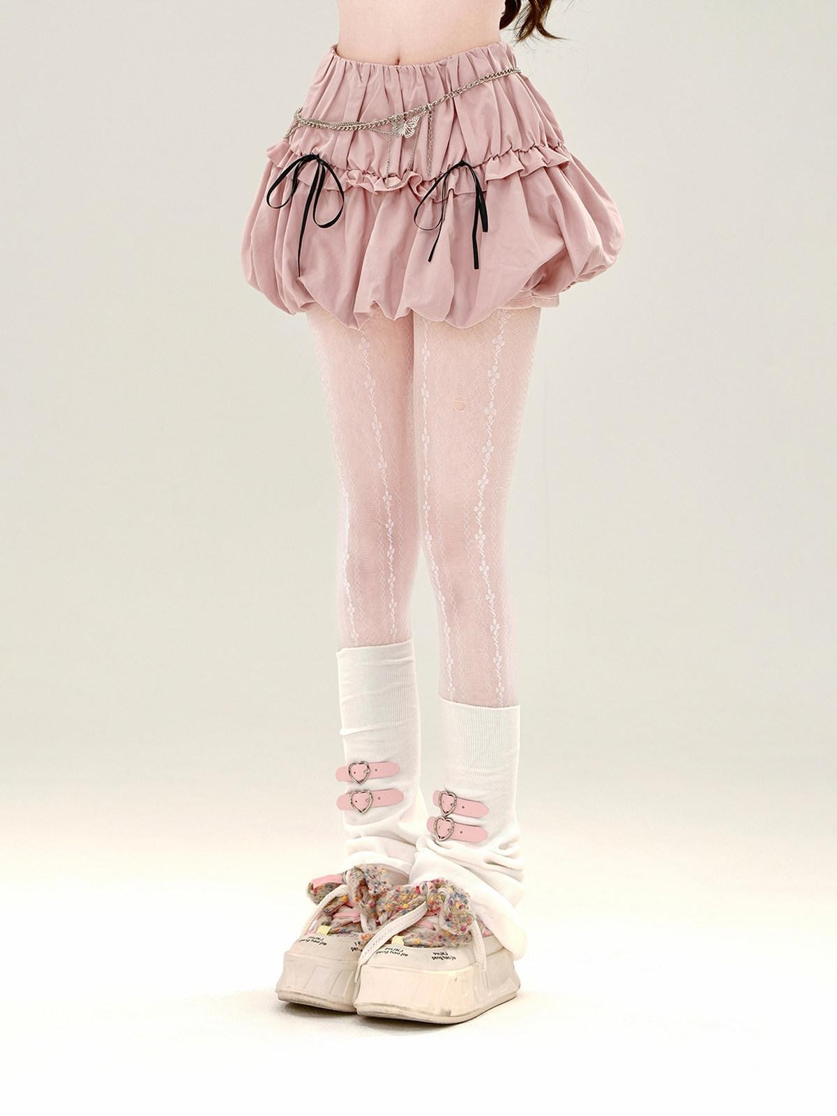 kelly kitty Soft Milk Candy Pastel Cloud Motif Print Women&