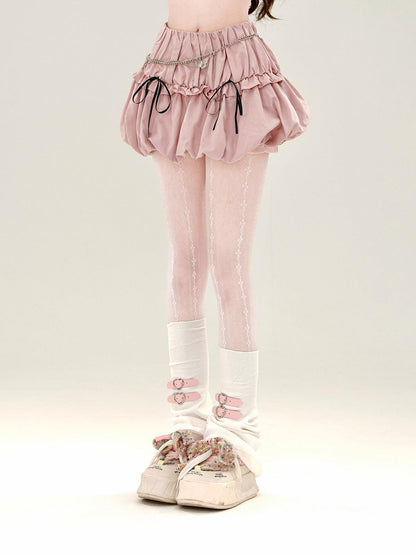 kelly kitty Soft Milk Candy Pastel Cloud Motif Print Women&