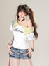 kelly_kitty_Soft_White_Striped_Patchwork_Waist_Cinch_Women&
