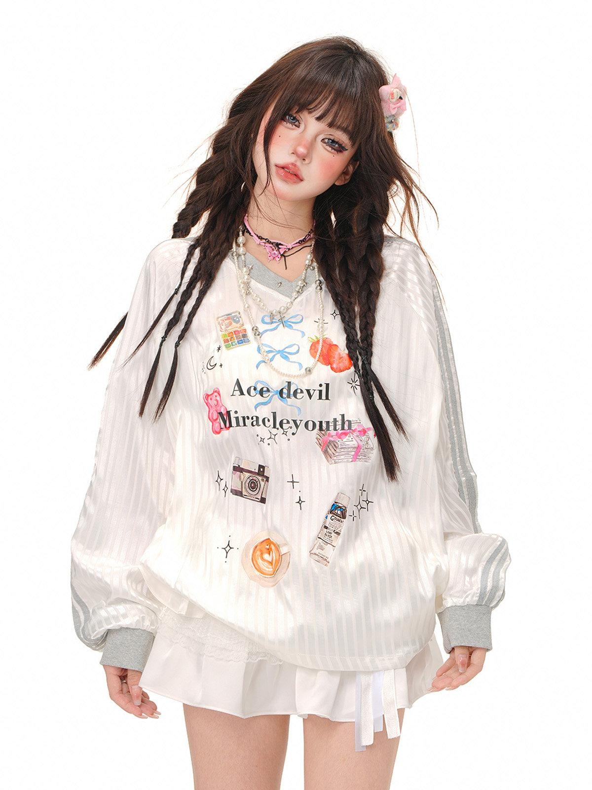 kelly kitty Sweet Relaxed Colorblock Plaid Women&