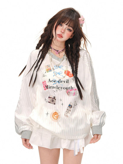 kelly kitty Sweet Relaxed Colorblock Plaid Women&
