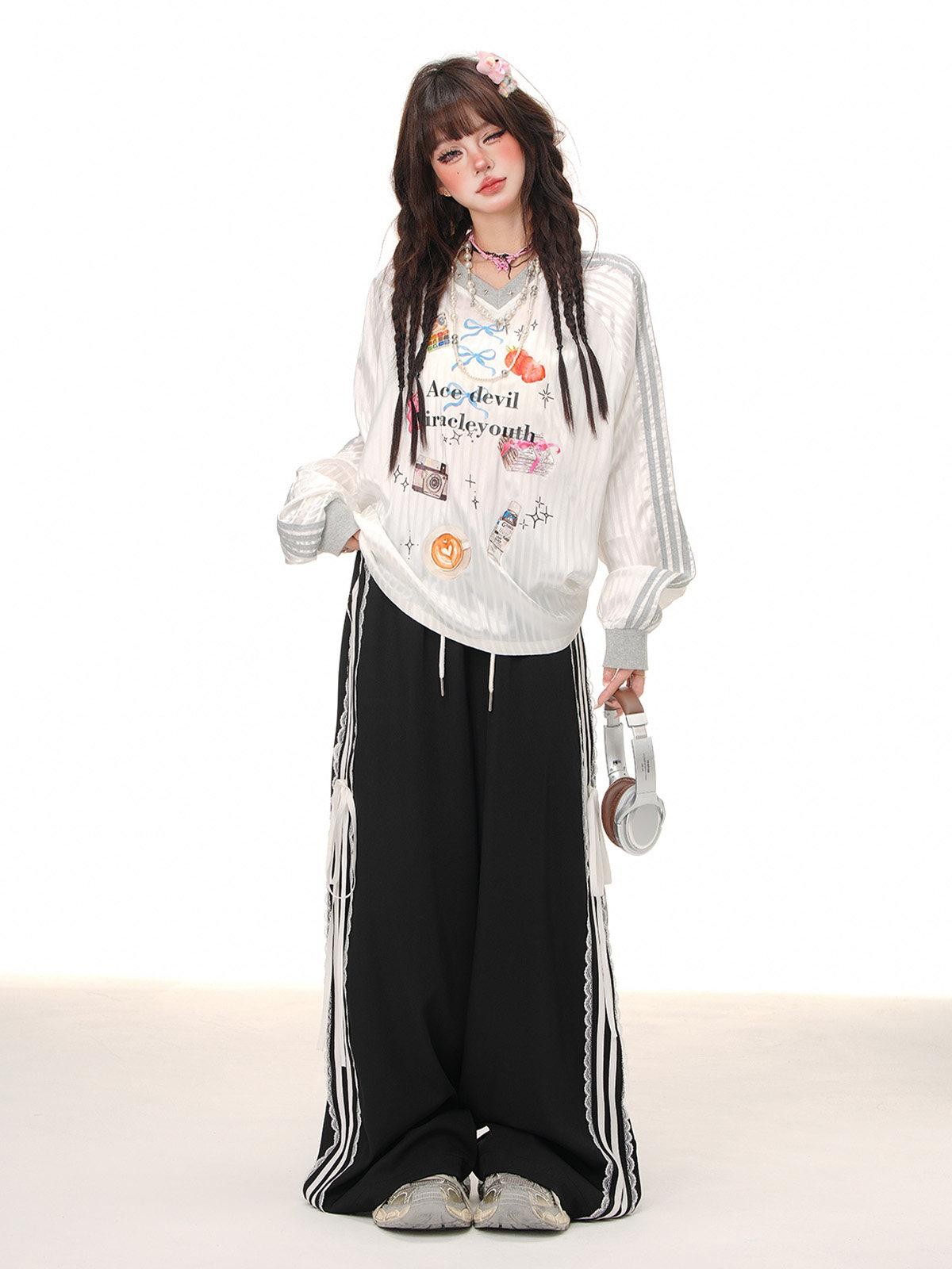 kelly kitty Sweet Relaxed Colorblock Plaid Women&