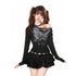 kelly_kitty_V-neck_Lace_Panel_Slimming_Layering_Women&