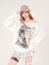 kelly_kitty_White_Lace_Kitten_Asymmetrical_Shoulder_Loose_Slimming_Women&