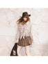 DIDDI MODA Vintage Distressed Check Pocket Shirt