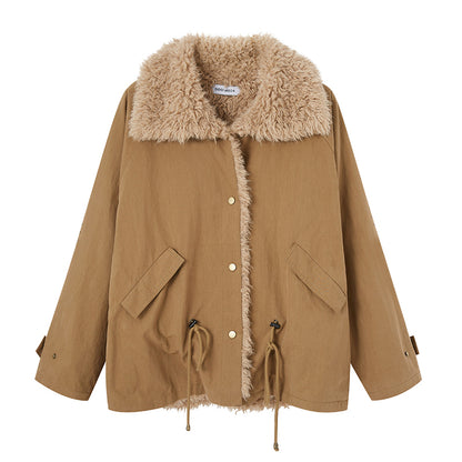 DIDDI MODA Cozy Fleece Bomber Jacket
