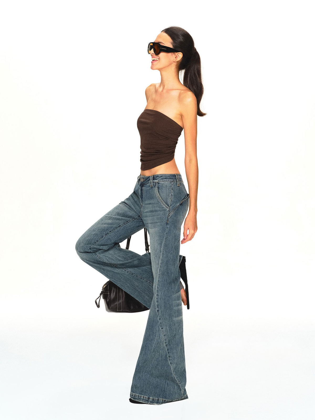 kvkv Adjustable Slim Fit Patchwork Lyocell Blend Women&