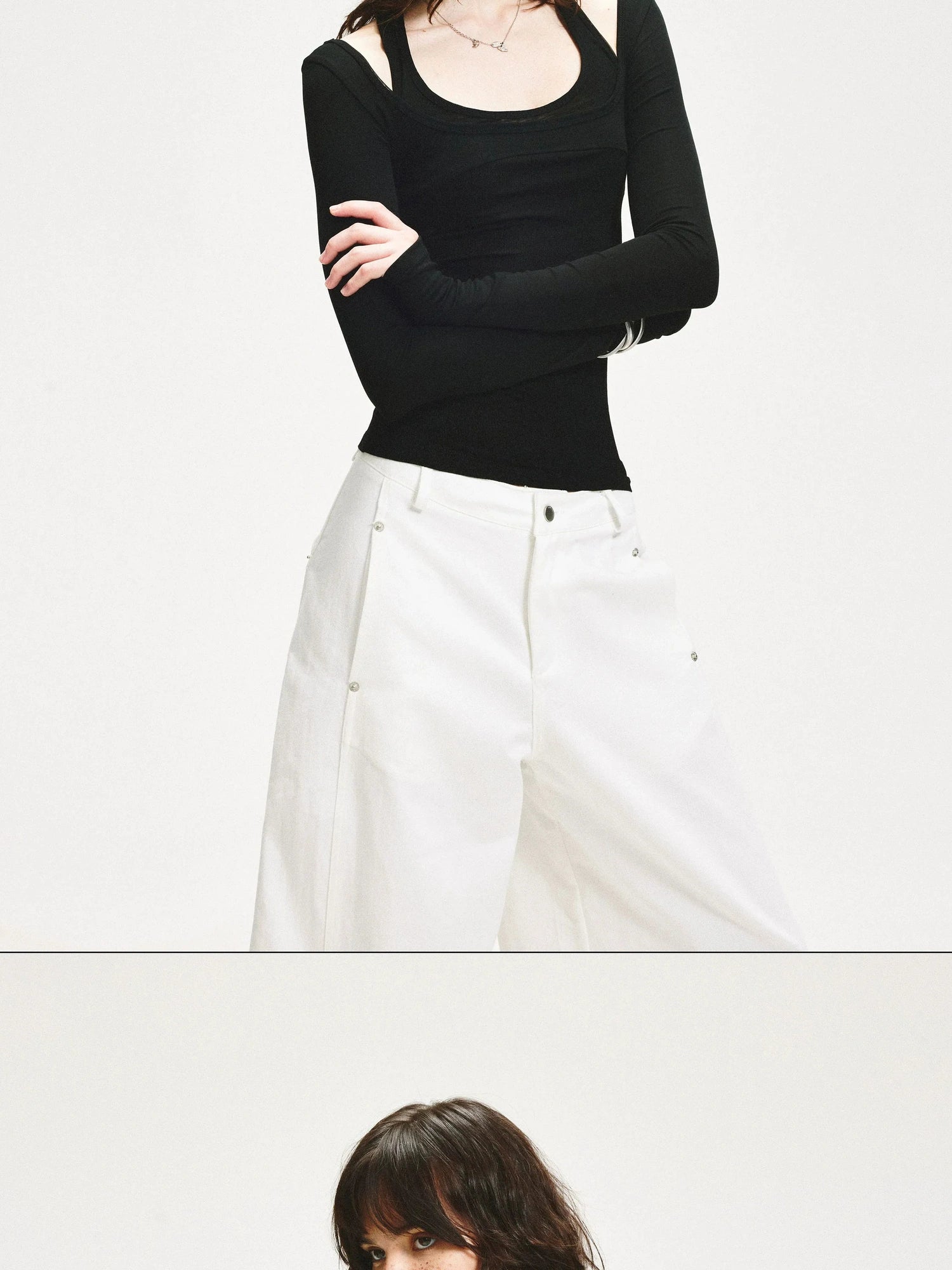 KVKV Yoga Clothing Brand - Adjustable Two Way Spliced Layered Top