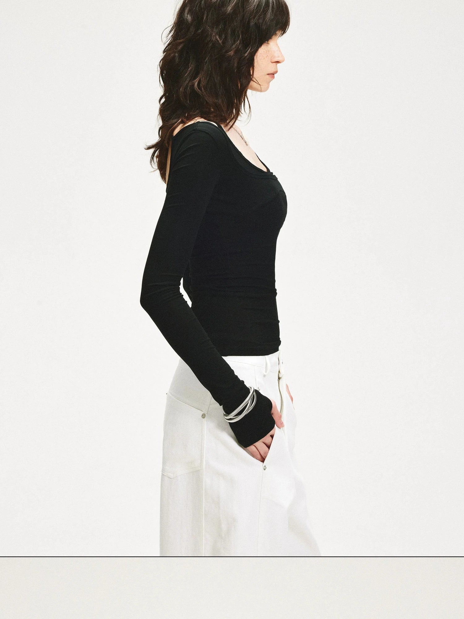 KVKV Yoga Clothing Brand - Adjustable Two Way Spliced Layered Top