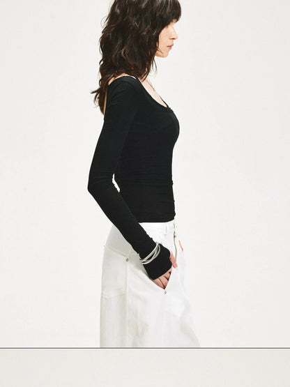 KVKV Yoga Clothing Brand - Adjustable Two Way Spliced Layered Top