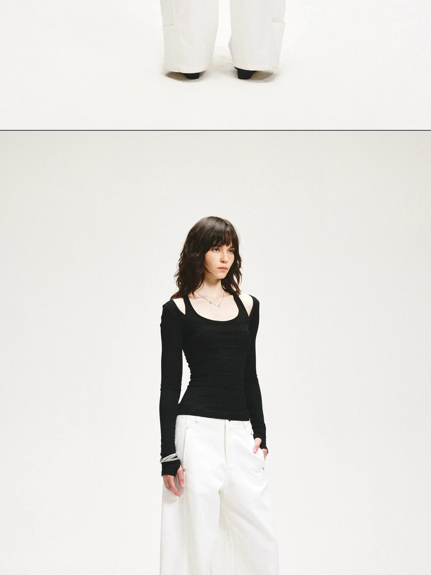KVKV Yoga Clothing Brand - Adjustable Two Way Spliced Layered Top